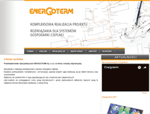 Tablet Screenshot of energoterm.pl